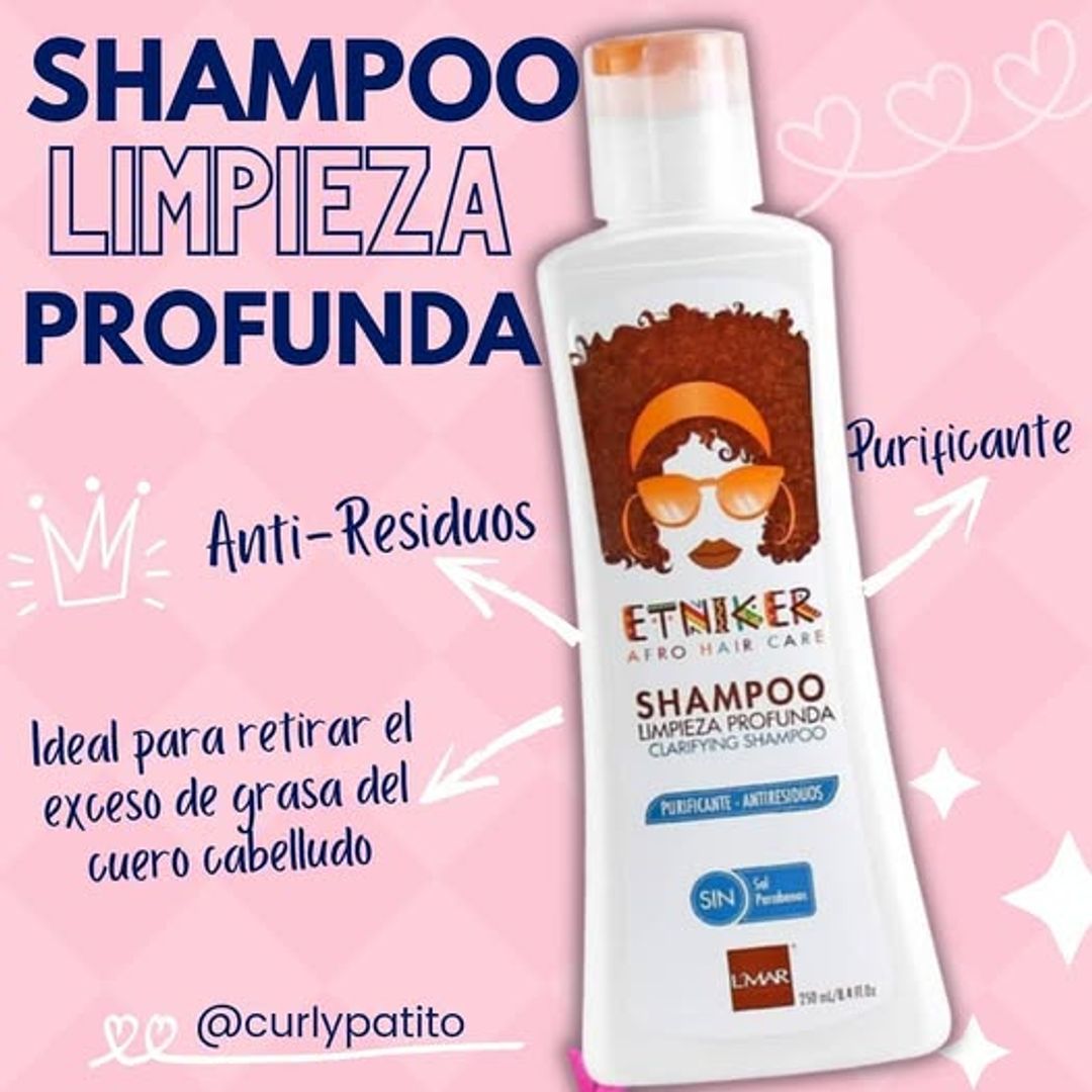 Shampoo Limpieza Profunda Etniker 250ml