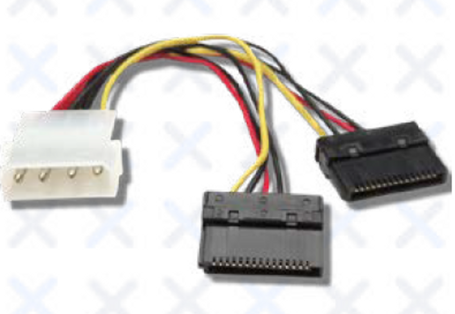 CABLE SATA DE PODER A 2 SATA
