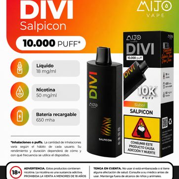 Imagen del producto Mijo Divi Salpicon 10.000 Puffs