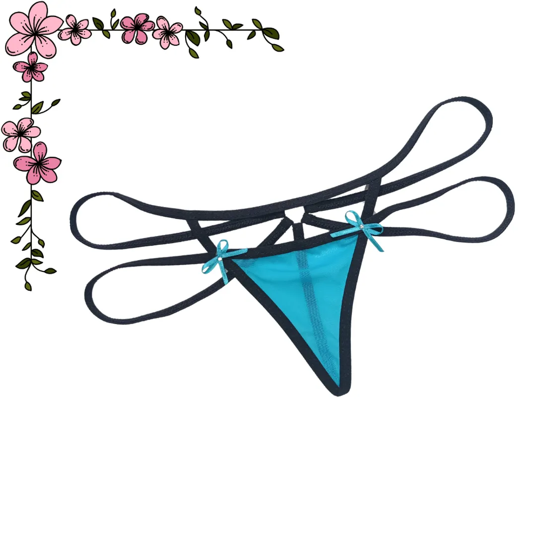 Tanga hilo en mallatex 