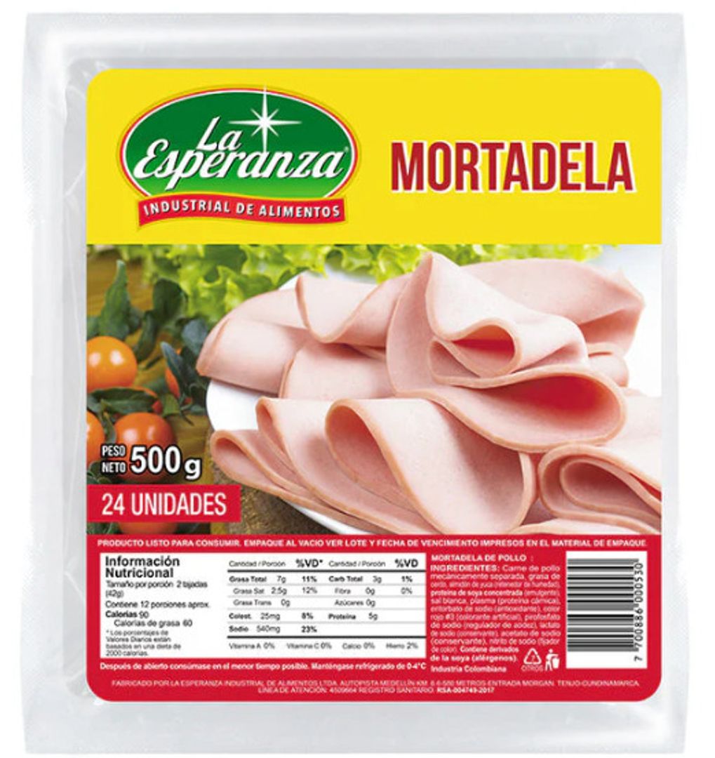 MORTADELA LA ESPERANZA*500G