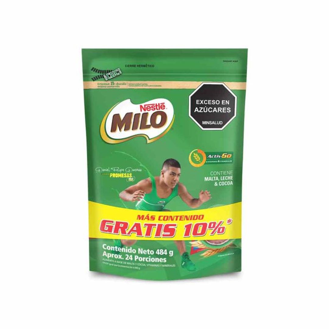 MILO ACTI-GO GRATIS 10%*484G