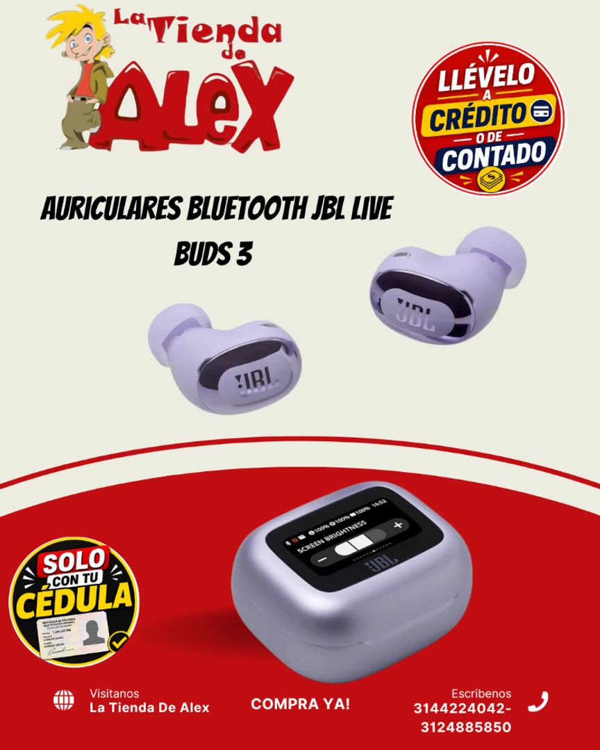 Auriculares Bluetooth JBL Live Buds 3 NC