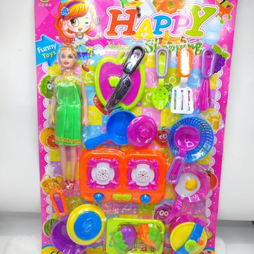 Imagen del producto Vajilla con muñeca 