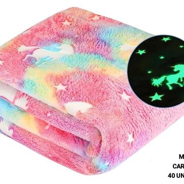 MANTA QUE SE ILUMINA EN LA OSCURIDAD - imagen 1