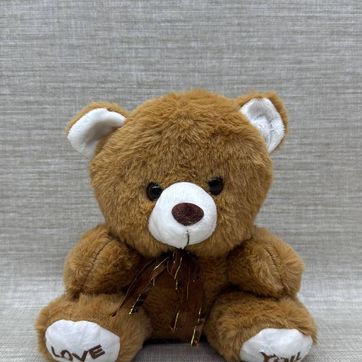 Imagen del producto Oso cafe con cinta de 20 cm 