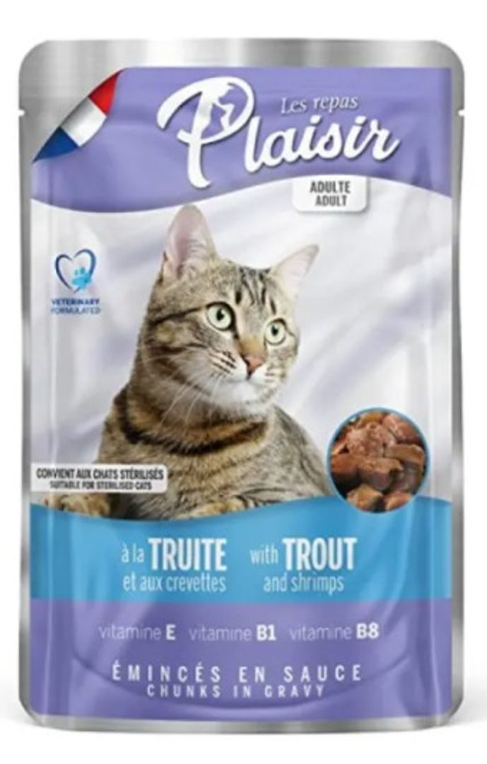 PLAISIR GATO TRUCHA*100G