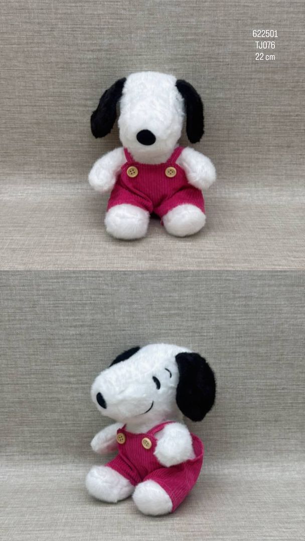 SNOOPY OVEROL FUCSIA (22CM)