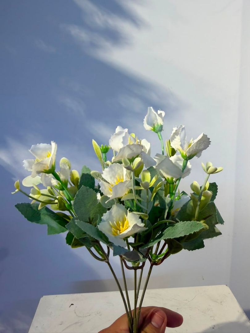FOLLAJE FLOR BLANCA
