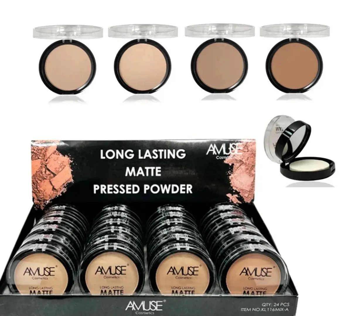 Polvos Compactos Matte AMUSE 