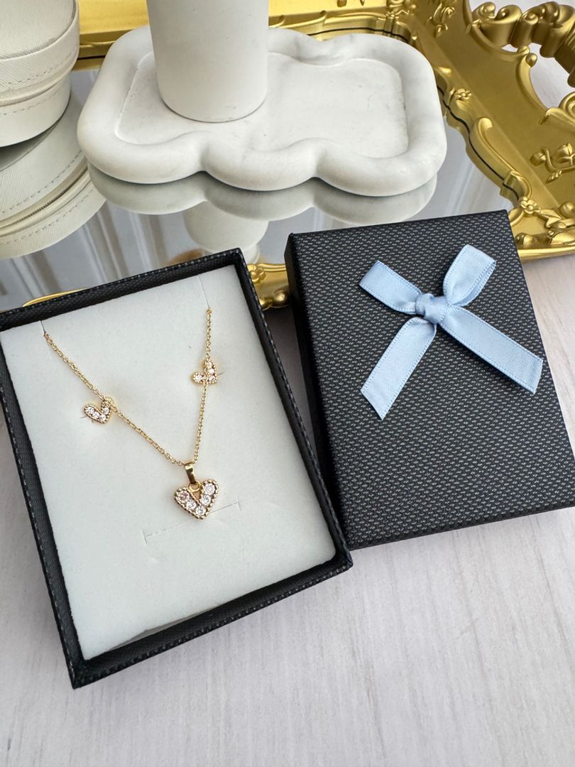 Set regalo rodio corazones 