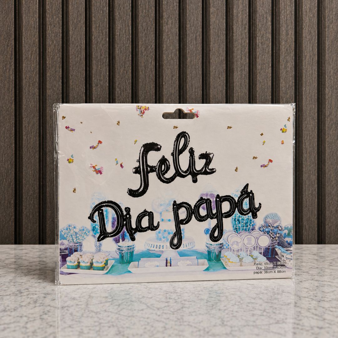 FELIZ DÍA PAPÁ CURSIVO 