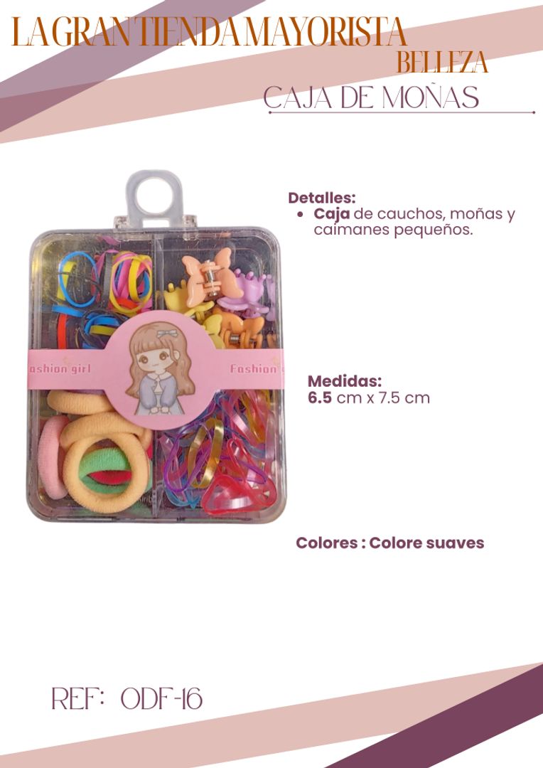 Moñas caimanes y cauchos ODF-16