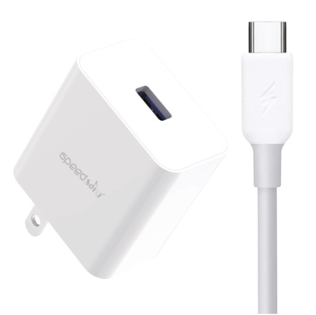 Cargador SpeedSong 18W Tipo C carga rápida SG120C