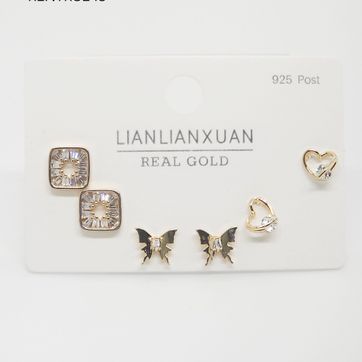 Imagen del producto Set topo mariposa rodinado x 3