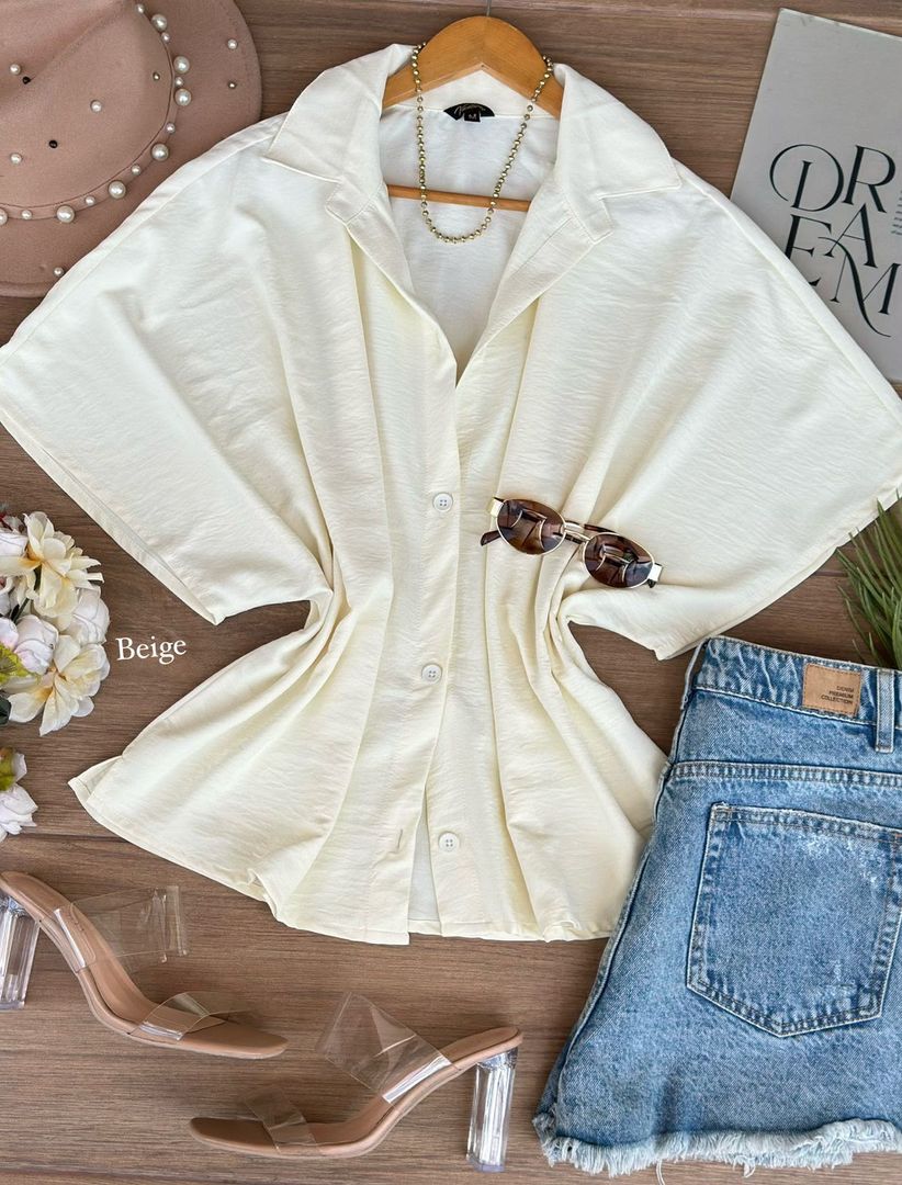 CAMISERA MANGA ANCHA VY2969