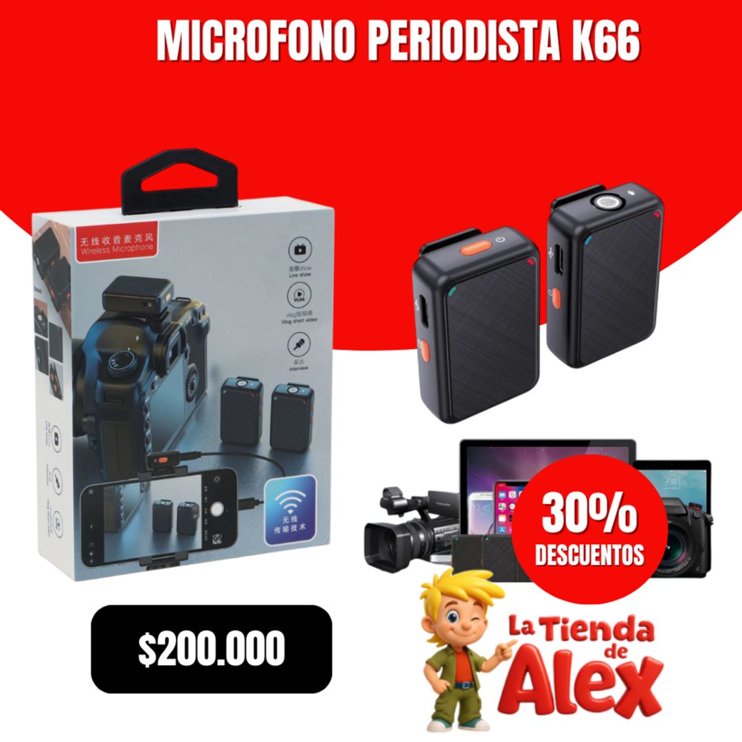microfono periodista k66