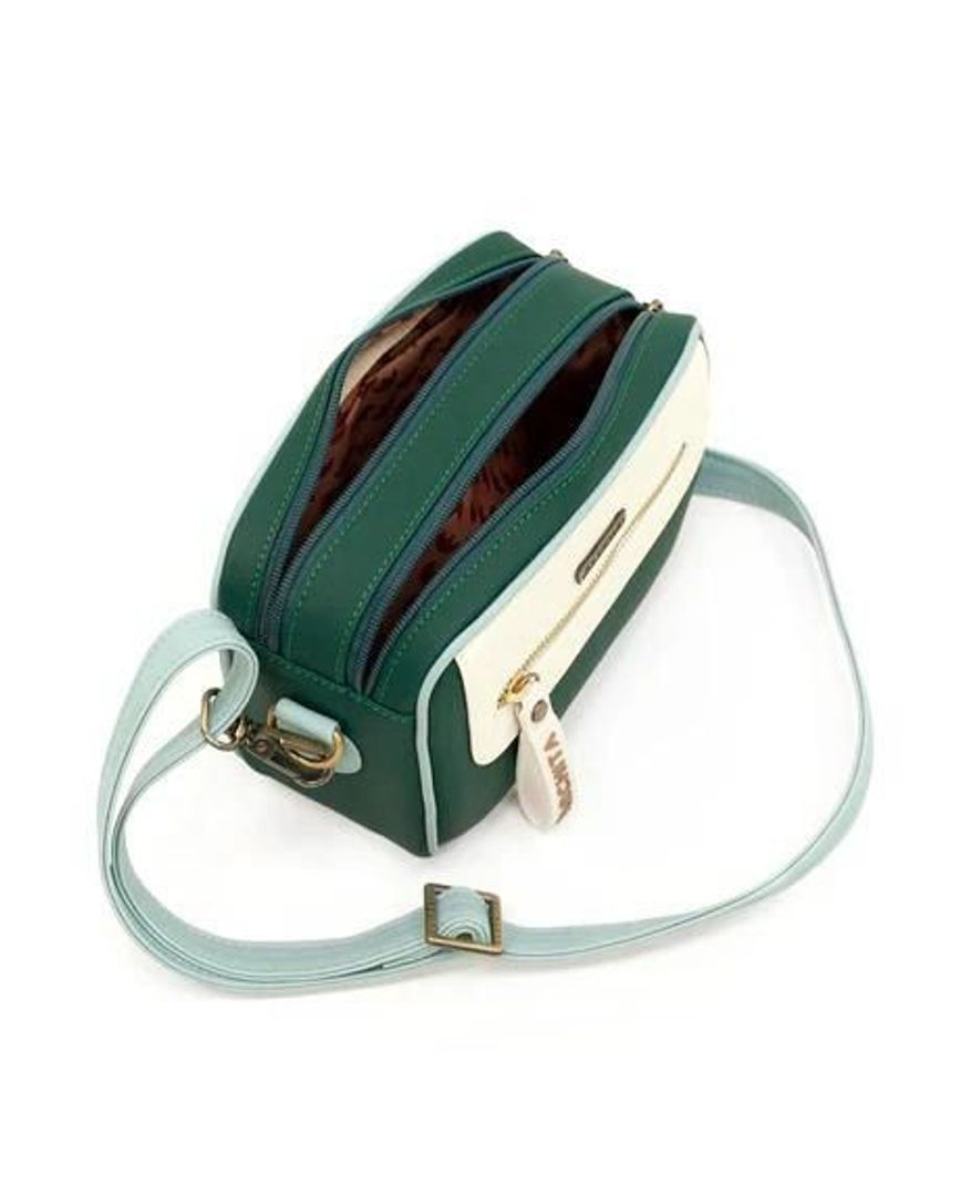 BANDOLERA SHITAKE VERDE OSCURO