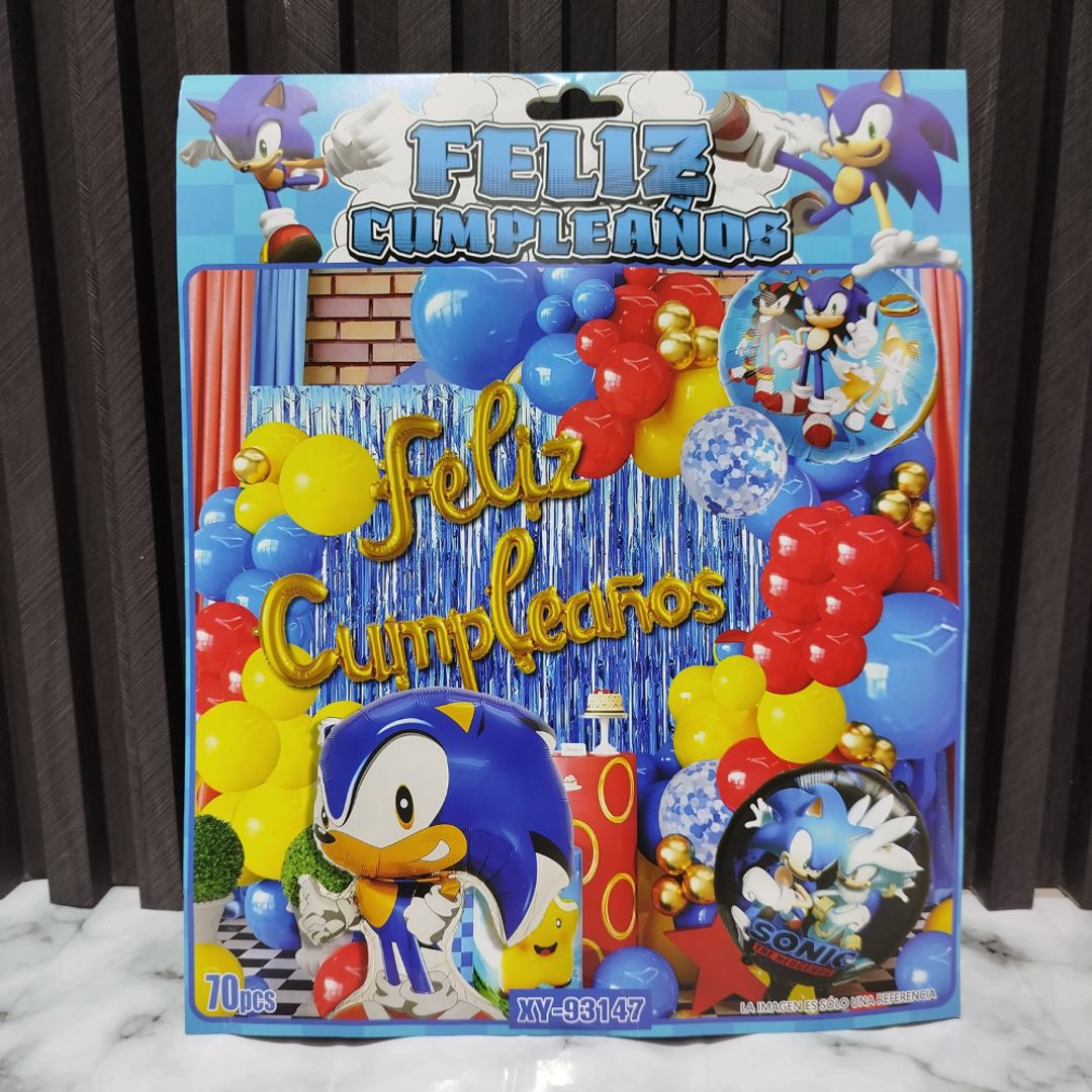 ARCO DE GLOBOS SONIC