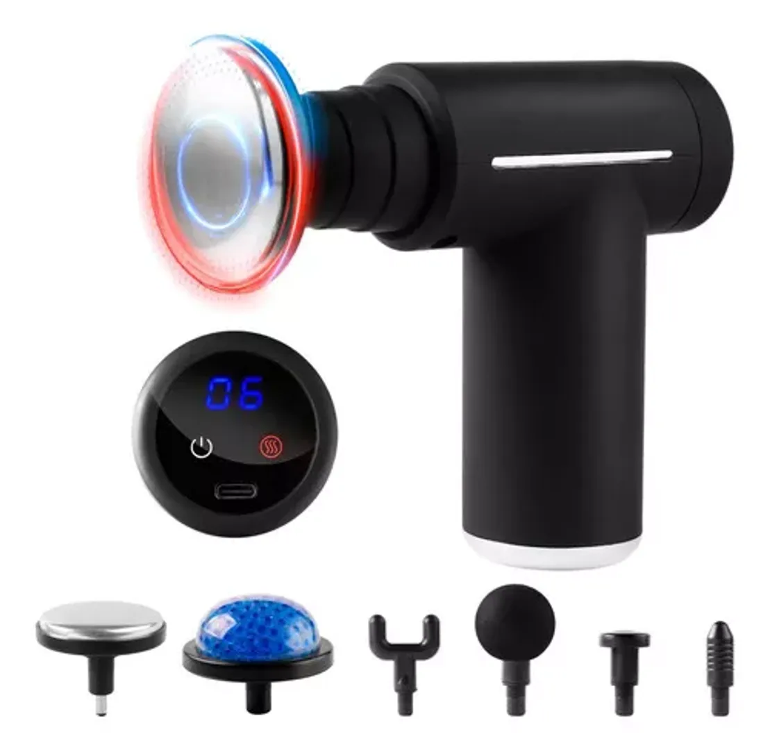  Masajeador Percutor de Calor O Frío 6 Niveles