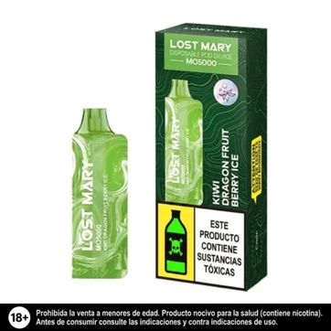 Imagen del producto Lost Mary Kiwi Dragon Fruit Berry Ice 5.000 Puffs