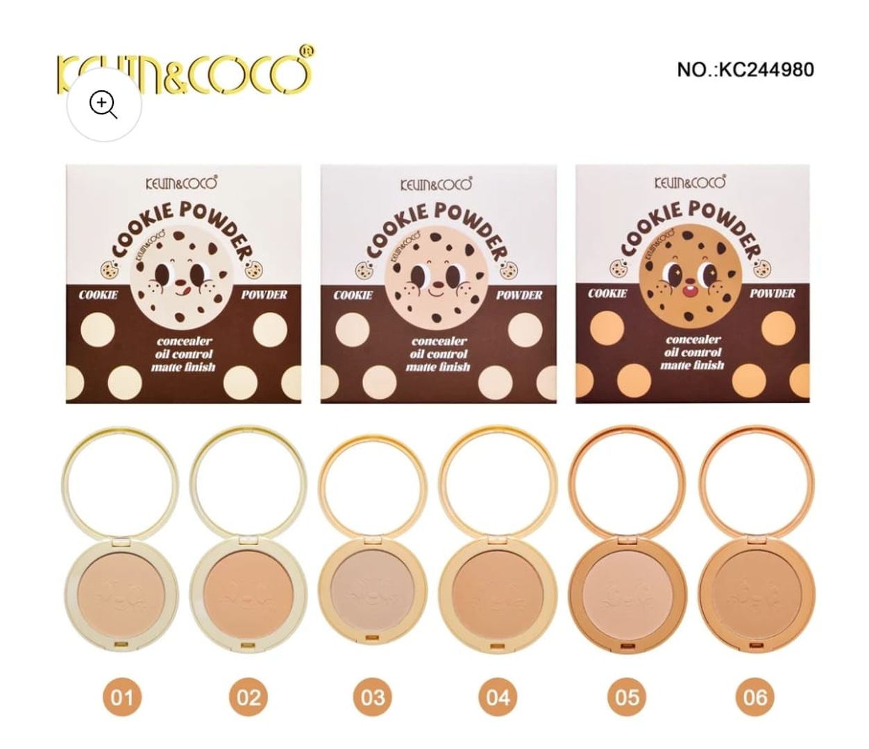 909- POLVOS COMPACTOS GALLETA KC