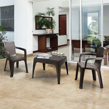 SILLA ETERNA CON BRAZO WENGUE RIMAX - imagen 2