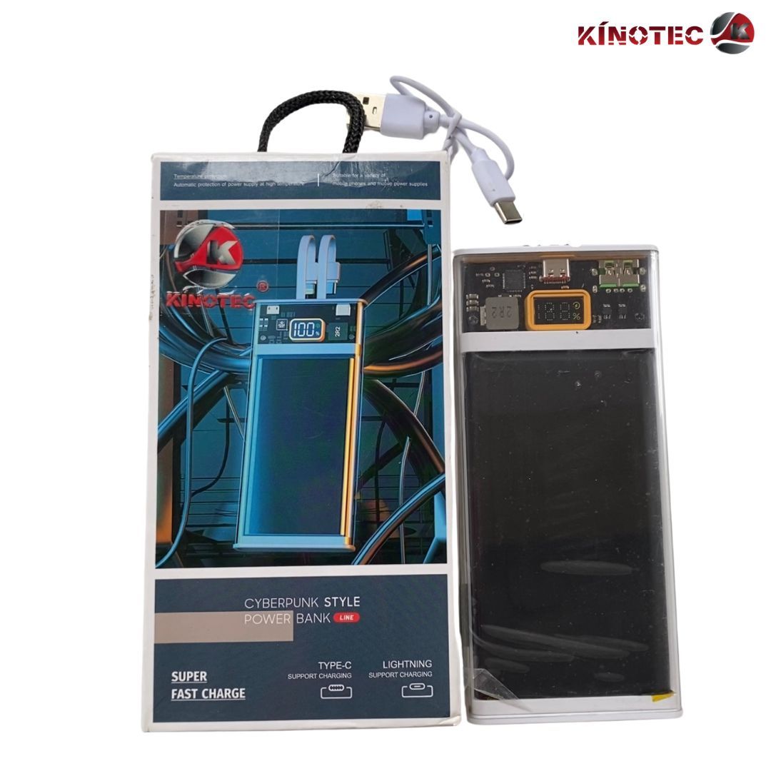 Power Bank Kinotec LED 2 en 1 – 10.000mAh