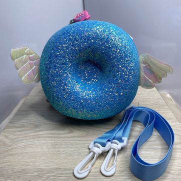 Imagen del producto Bolso infantil azul escarchado 