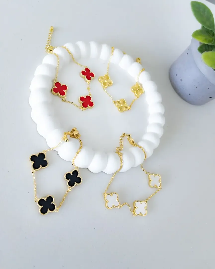 PULSERA TRÉBOL CUATRO HOJAS - ITIEL