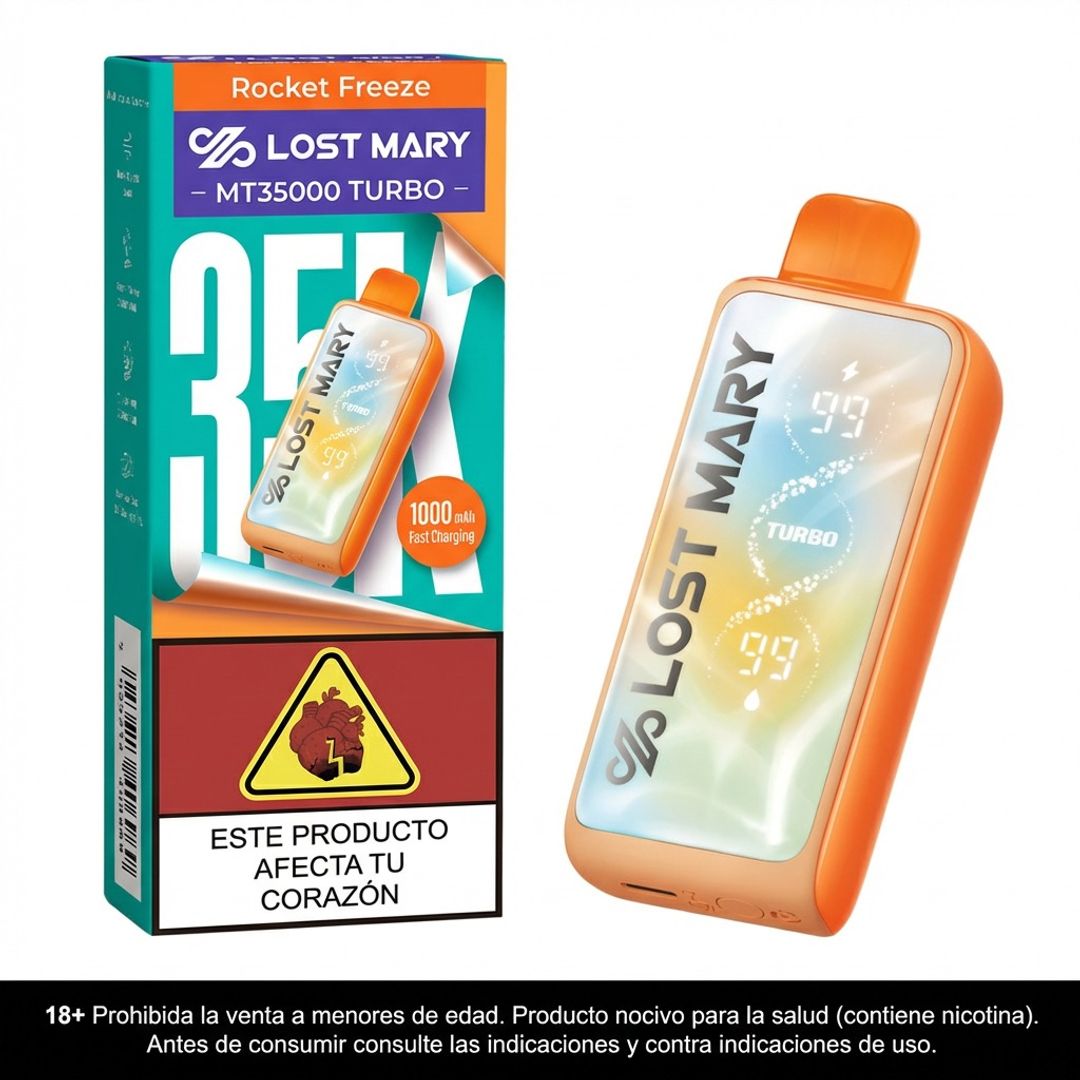 Lost Mary Rocket Freeze 35.000 Puffs Mt Turbo