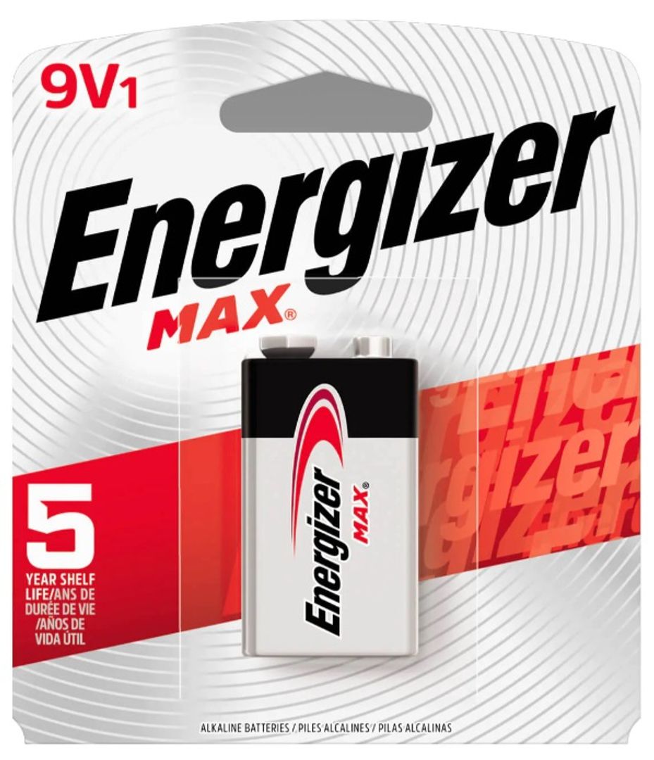 Pila Cuadrada Alkalina Energizer 9V