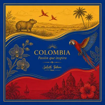 PAÑOLETA PREMIUM 70cmx70cm COLOMBIA DISEÑO 9 - imagen 1