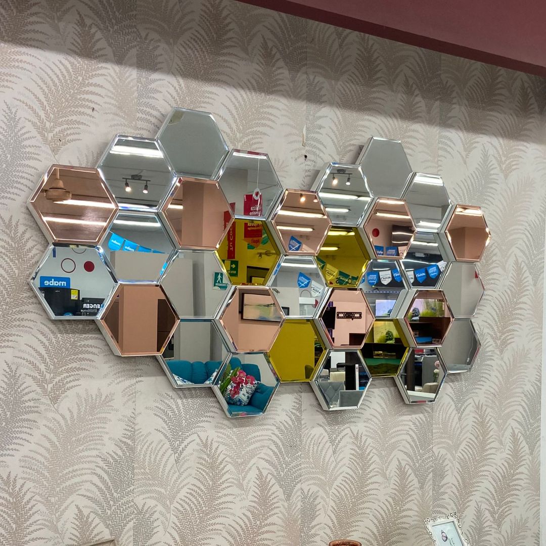 ESPEJO DECORATIVO COLMENA