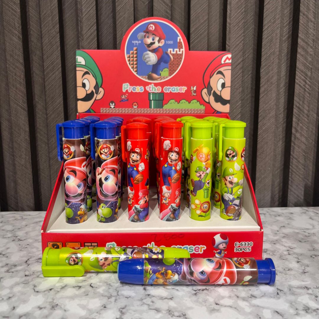 BORRADOR RETRACTIL MARIO BROS