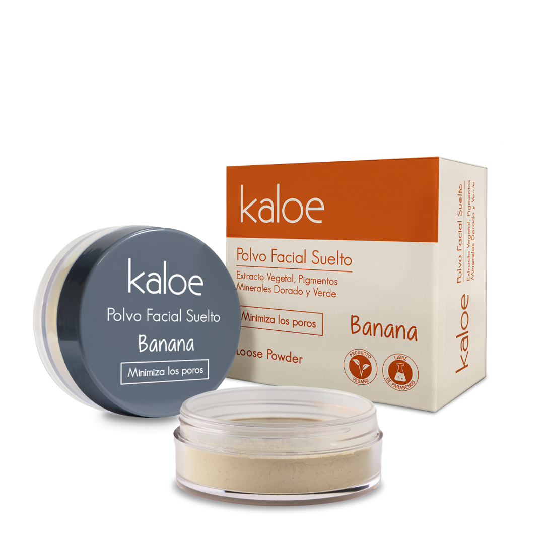 KALOE POLVO FACIAL SUELTO BANANA 18GR