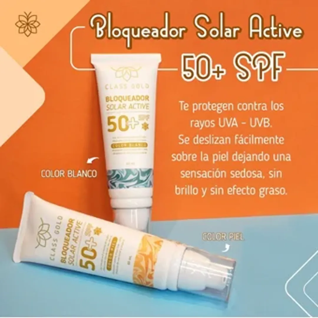 Bloqueador solar classgold 