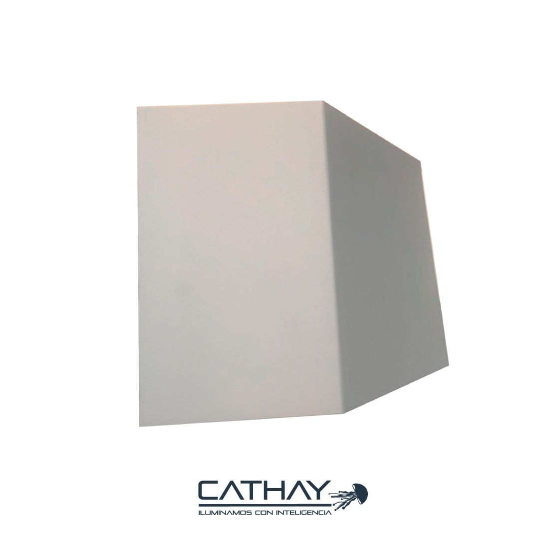 APLIQUE DE PARED IRREGULAR COLOR BLANCO 