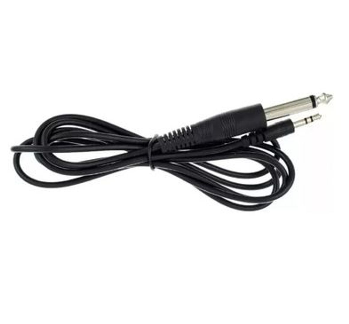 Cable 1x1 6.3mm mono a 3.5mm 3.6mt.