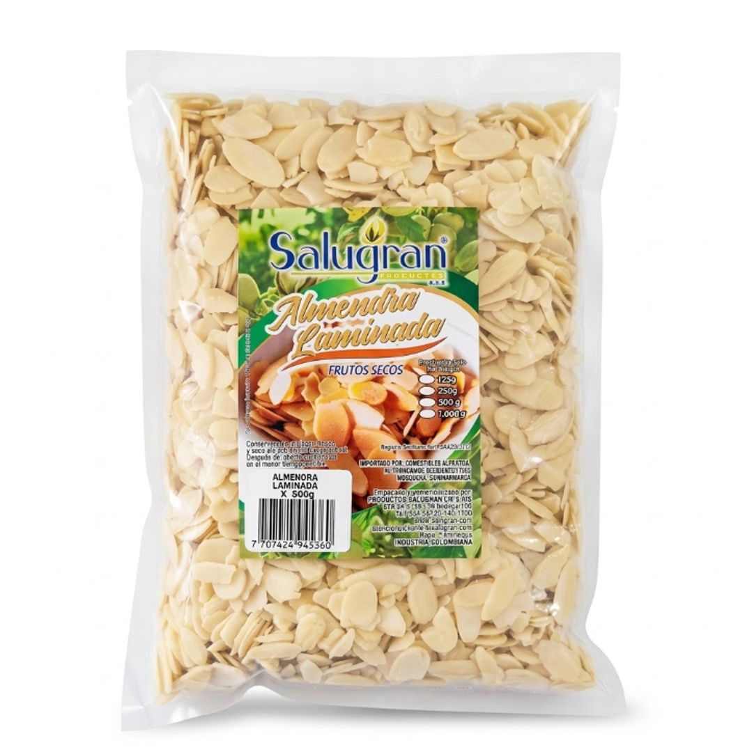 ALMENDRA LAMINADA X 250GR SALUGRAN