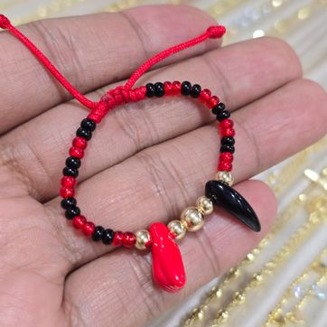 Imagen del producto Manilla bebe azabache balin liso