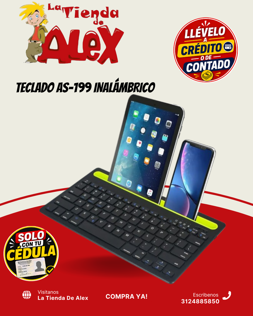 TECLADO AS-199 INALÁMBRICO