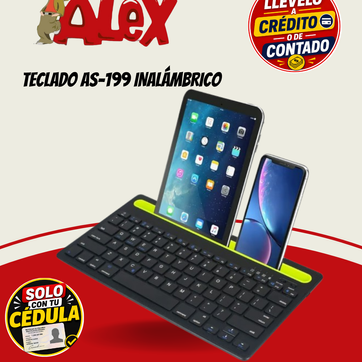 Imagen del producto TECLADO AS-199 INALÁMBRICO