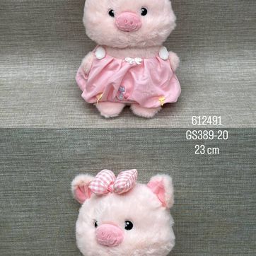 Imagen del producto CERDITA CON VESTIDO ROSA 23 CM