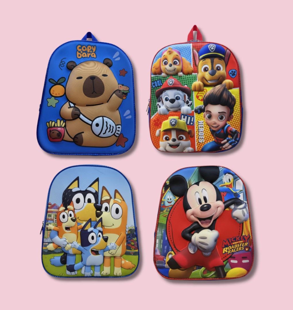 BOLSO UN CIERRE ALTO RELIEVE NIÑO