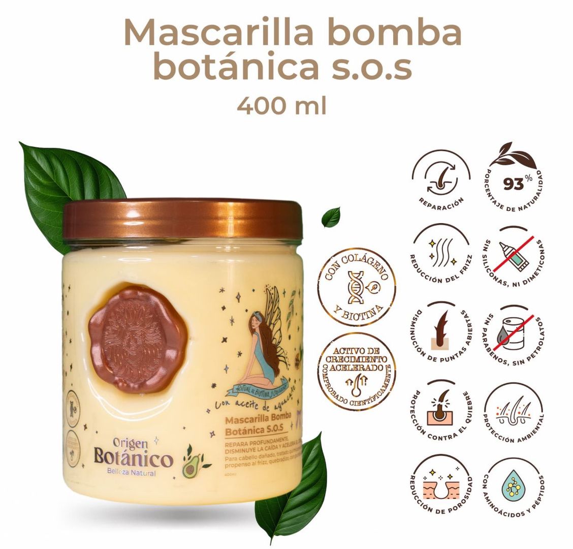 Mascarilla bomba botánica S.O.S ritual botanico