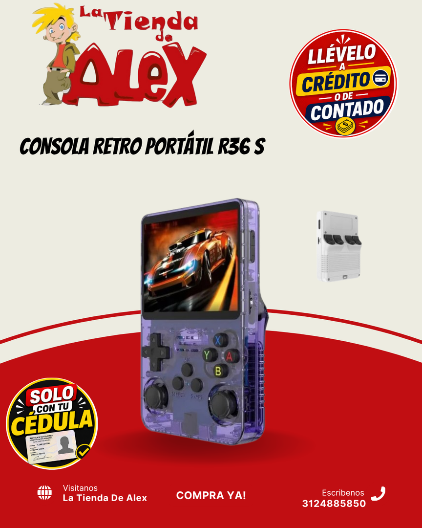 CONSOLA RETRO PORTÁTIL R36 S