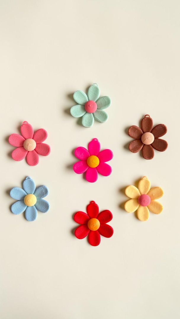 Dijes Flor Textura