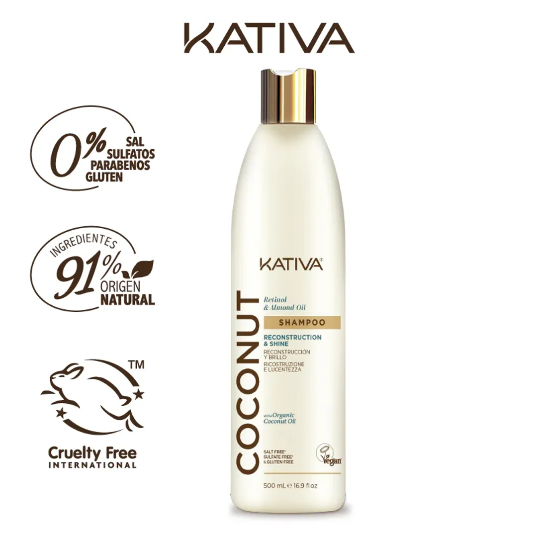 SHAMPOO COCONUT 500ML KATIVA