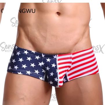 Bóxer masculino con diseño bandera de EE.UU - imagen 1